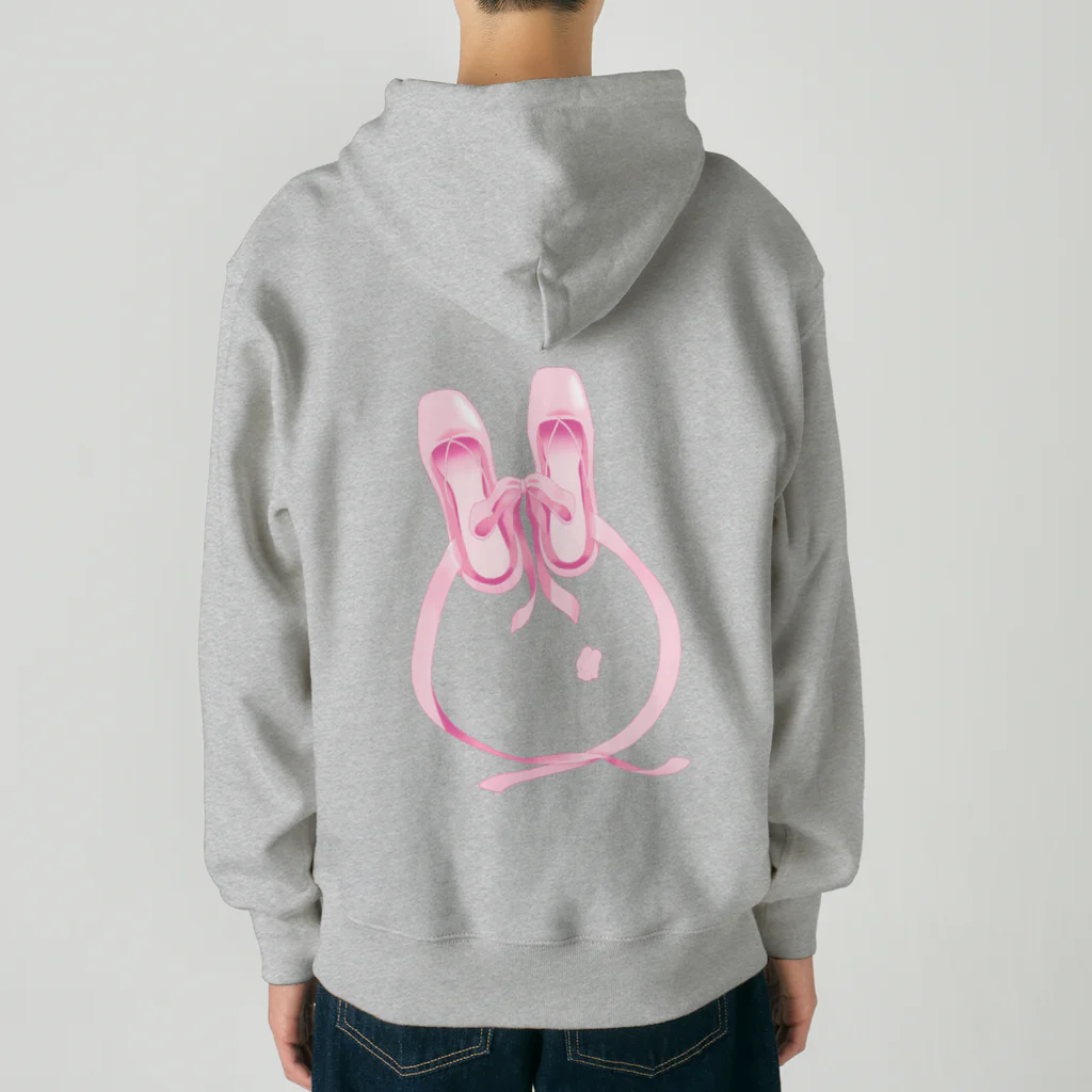 soratoのトゥシューズのうさぎ Heavyweight Zip Hoodie