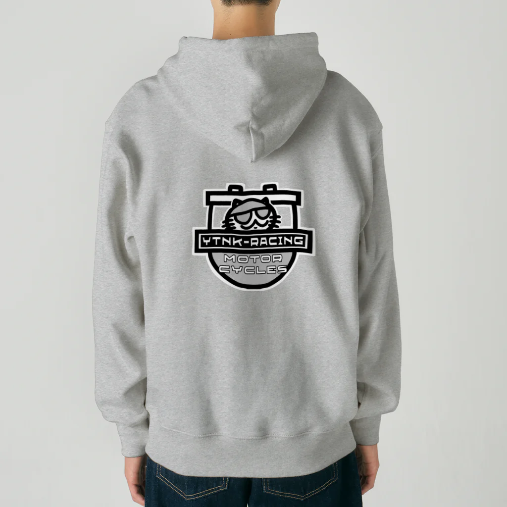 YUTANEKO公式ショップのYTNK-Racing motorcycle チームロゴA Heavyweight Zip Hoodie