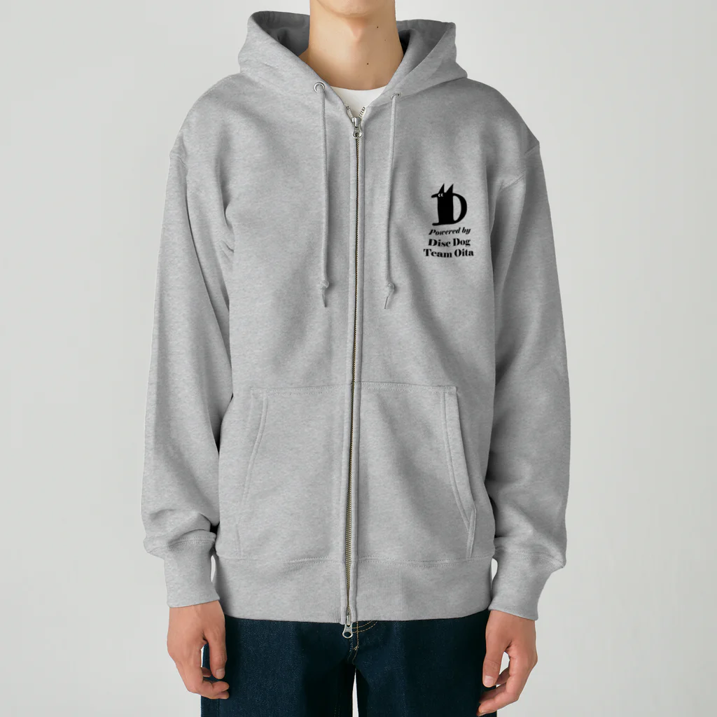 Bordercollie StreetのDDTO-BK Heavyweight Zip Hoodie