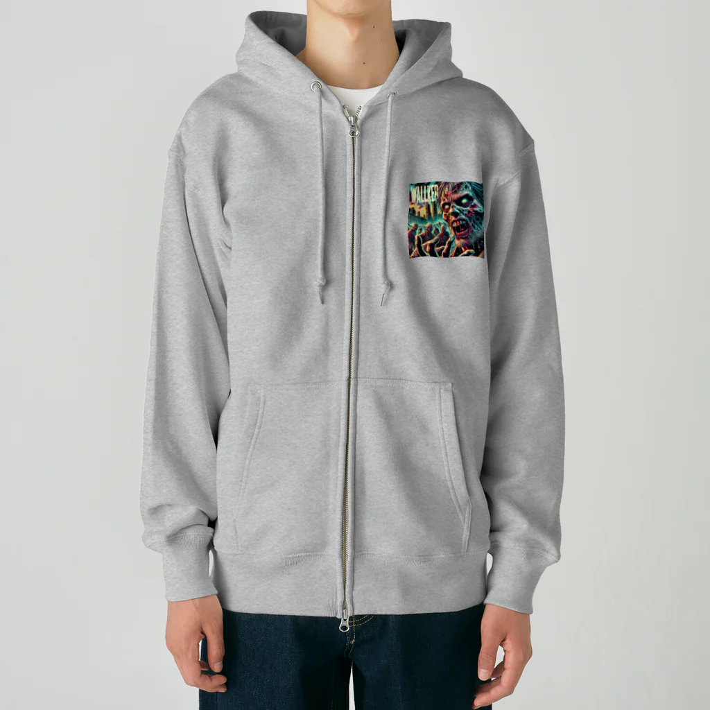 rumiko635のアメコミ風ウォーキングデット・ウォーカー② Heavyweight Zip Hoodie