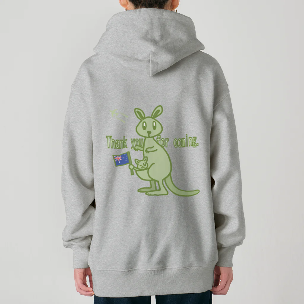 SU-KUのカンガルーツアーズ(株) Heavyweight Zip Hoodie