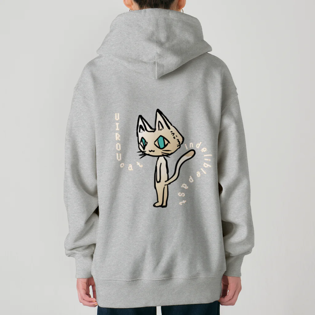 shi-chi Labo graph(詩一）のUIROU CAT Heavyweight Zip Hoodie