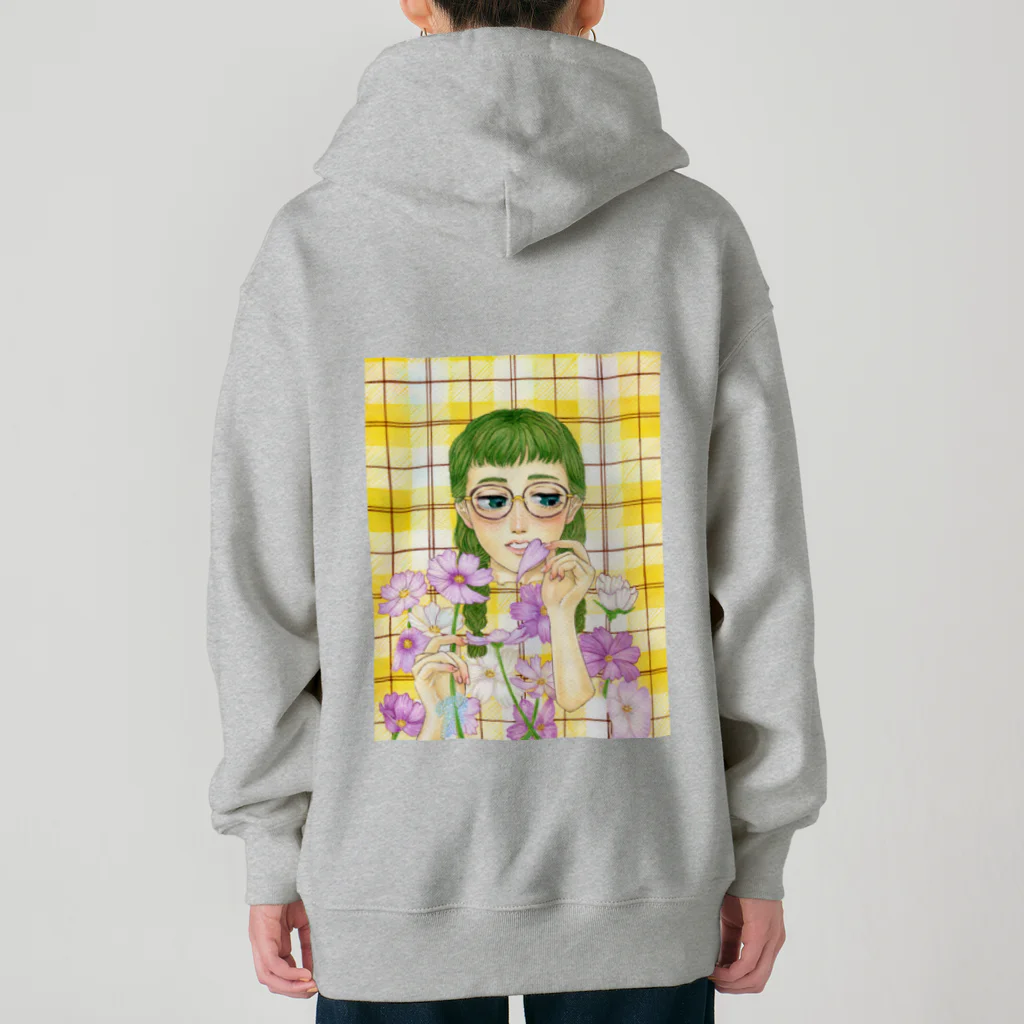 オーカワ真依の乙女心と秋の花 Heavyweight Zip Hoodie