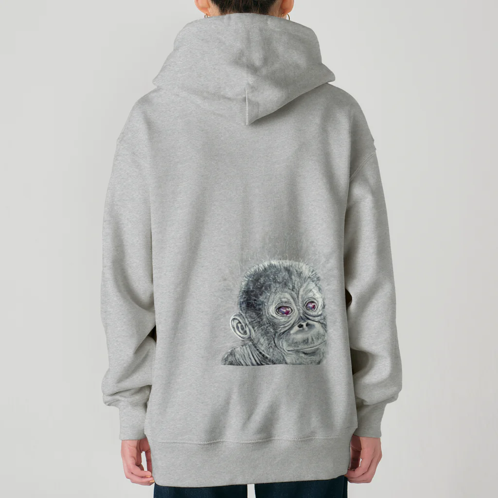 Owl's Dream　アウルズドリームのOrangutan Heavyweight Zip Hoodie