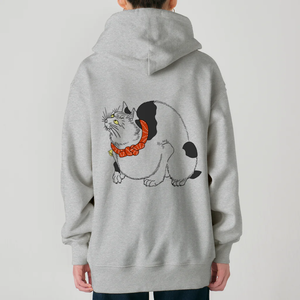 ねこ山うさぎの猫🐱 Heavyweight Zip Hoodie