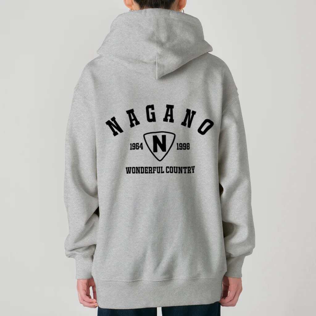 アージーのGO！ NAGANO！ Heavyweight Zip Hoodie