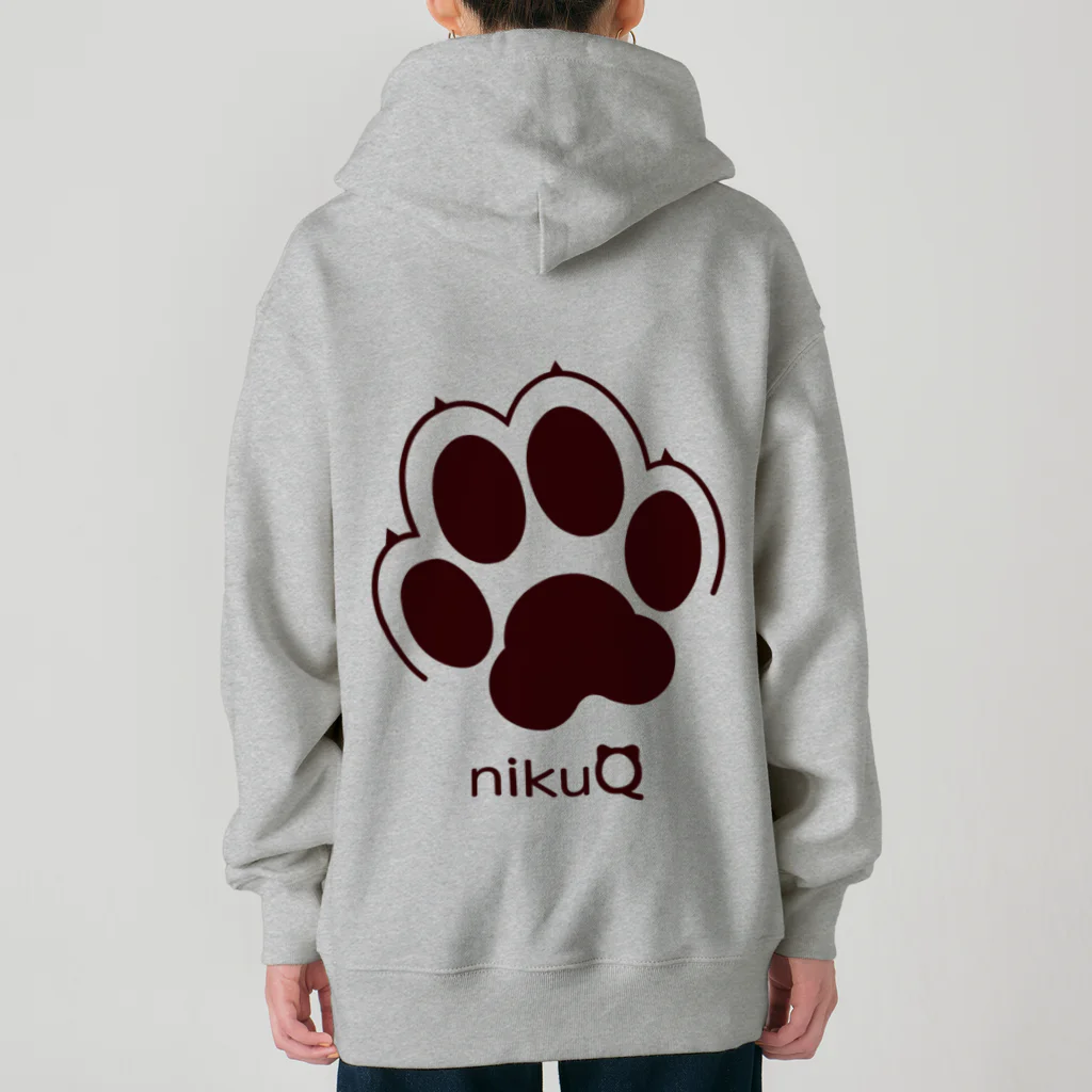 WebArtsの肉球をモチーフにしたオリジナルブランド「nikuQ」（犬タイプ）です Heavyweight Zip Hoodie