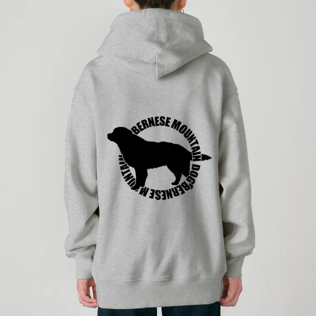 WebArtsのBernese Mountain Dog Design01 バーニーズマウンテンドッグ Heavyweight Zip Hoodie