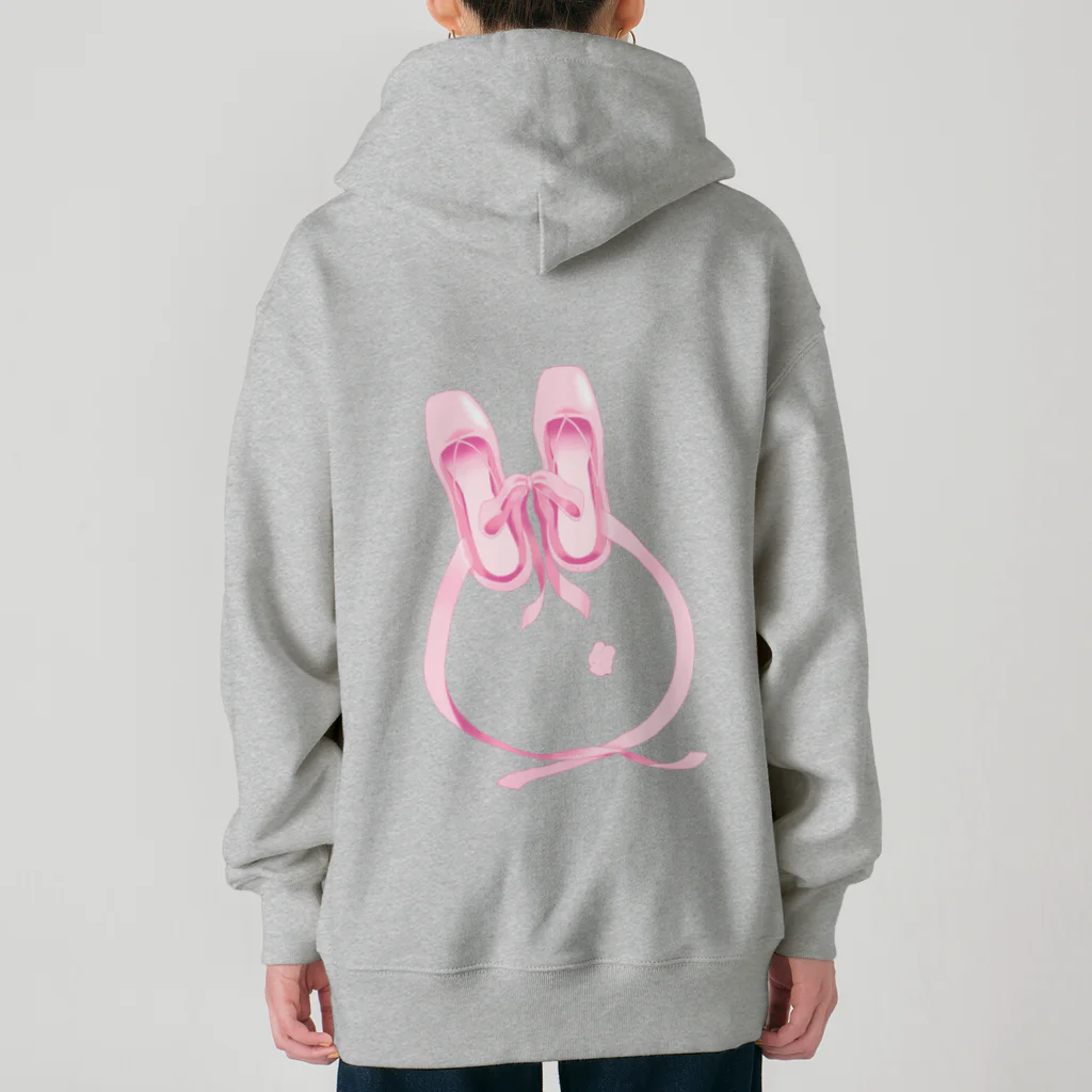 soratoのトゥシューズのうさぎ Heavyweight Zip Hoodie