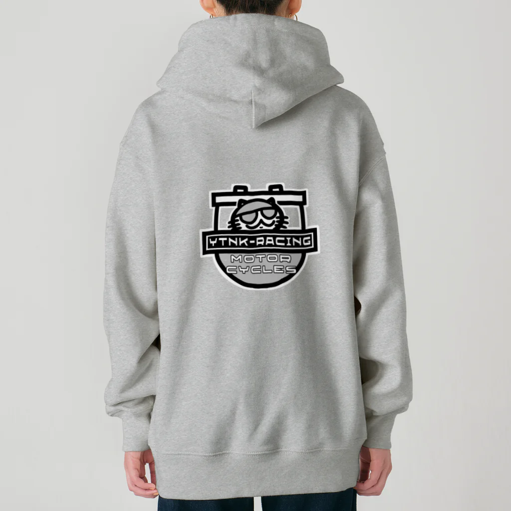 YUTANEKO公式ショップのYTNK-Racing motorcycle チームロゴA Heavyweight Zip Hoodie