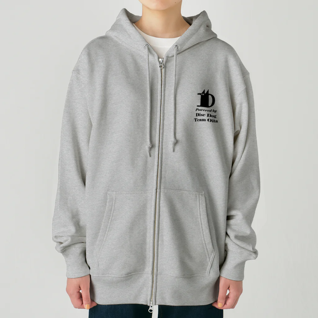 Bordercollie StreetのDDTO-BK Heavyweight Zip Hoodie