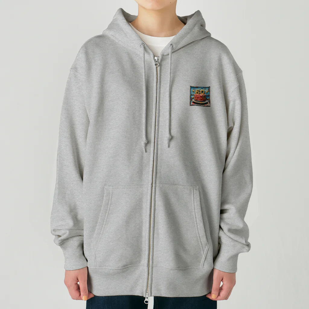 dakkyの還暦祝い「永遠のロック」3 Heavyweight Zip Hoodie