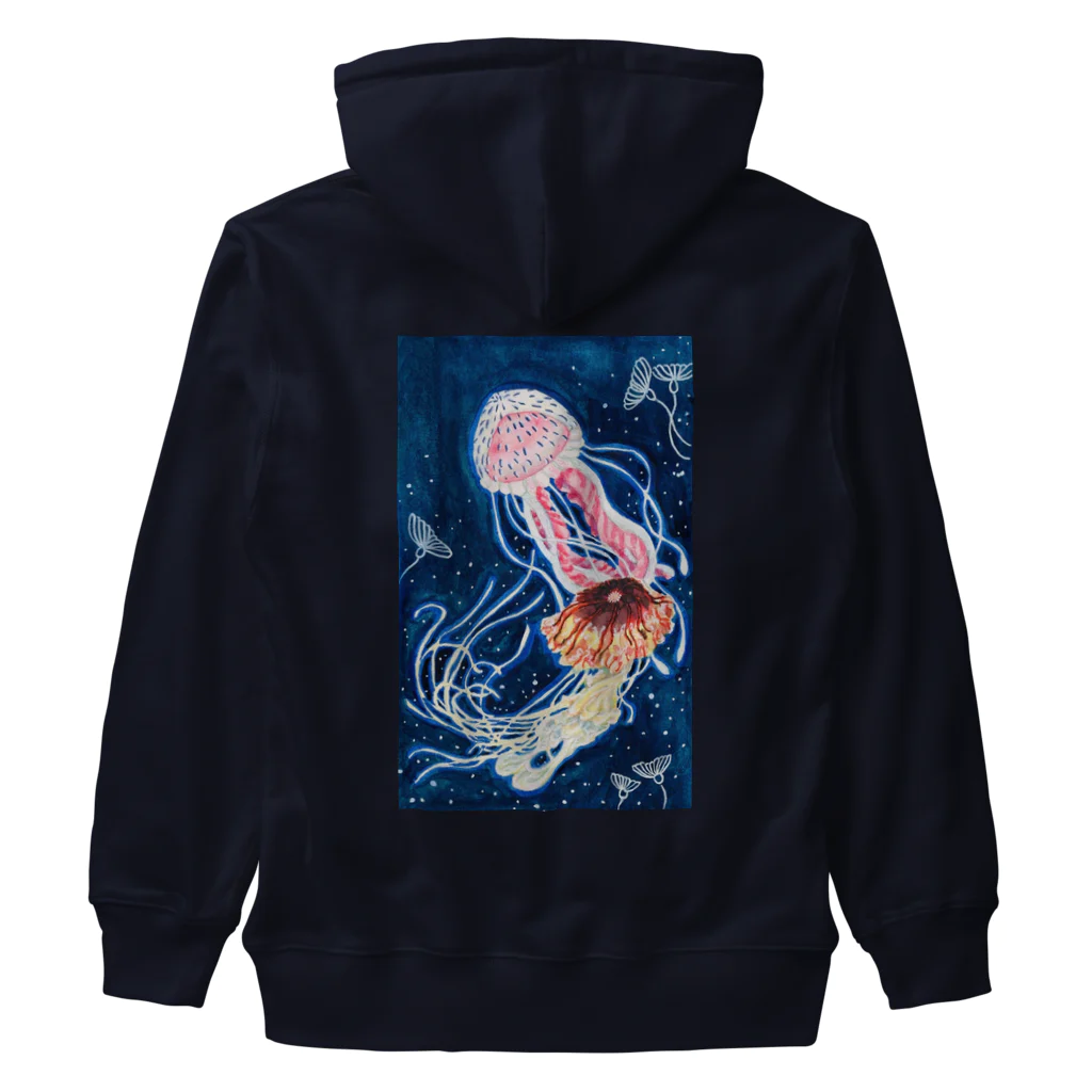 JapaneseArt Yui Shopの海月のワルツ Heavyweight Zip Hoodie