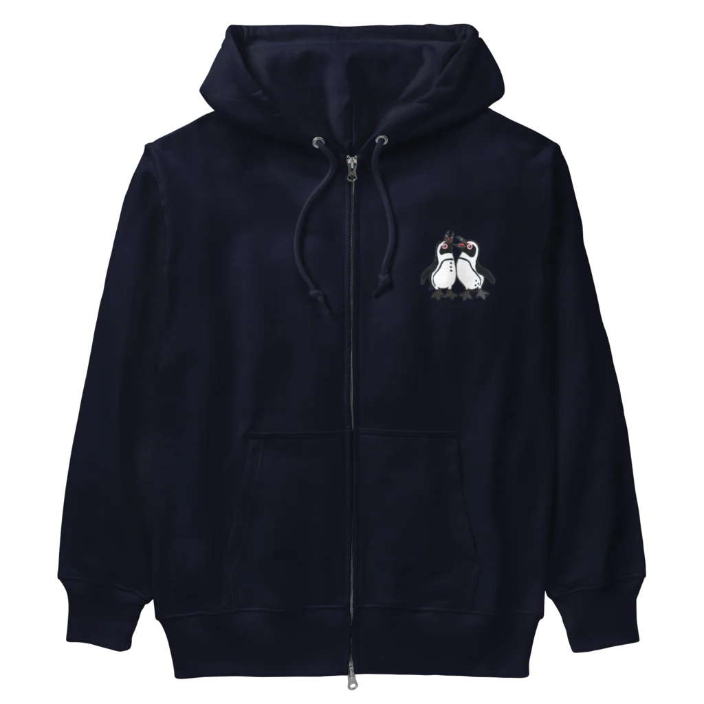 penguininkoの仲良く鳴き交わす🐧🐧 Heavyweight Zip Hoodie