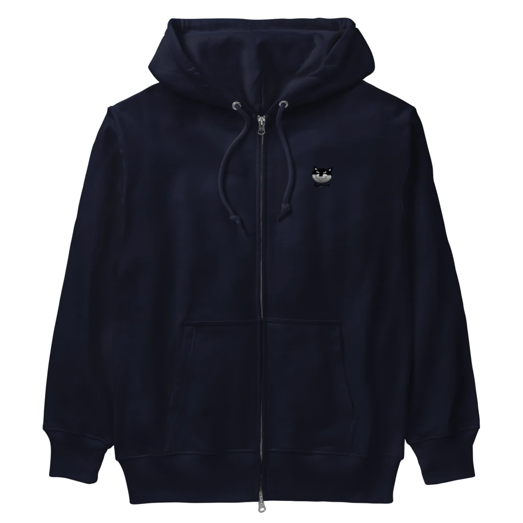 Illustrator Moca&Ram shopのネコのゲッティ/Getty Cat（character small） Heavyweight Zip Hoodie