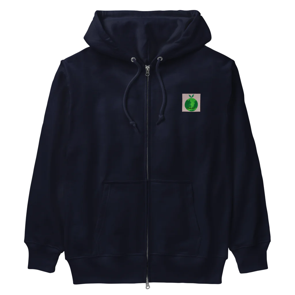 ONEselfの環境問題に取り組んで海を綺麗にしたい Heavyweight Zip Hoodie