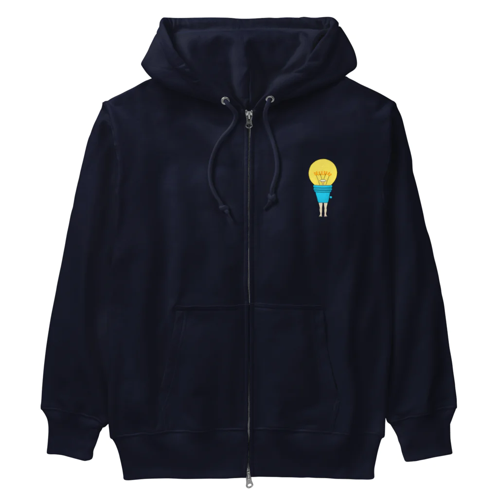 dougaseiseitokoroの足の生えたソケット Heavyweight Zip Hoodie