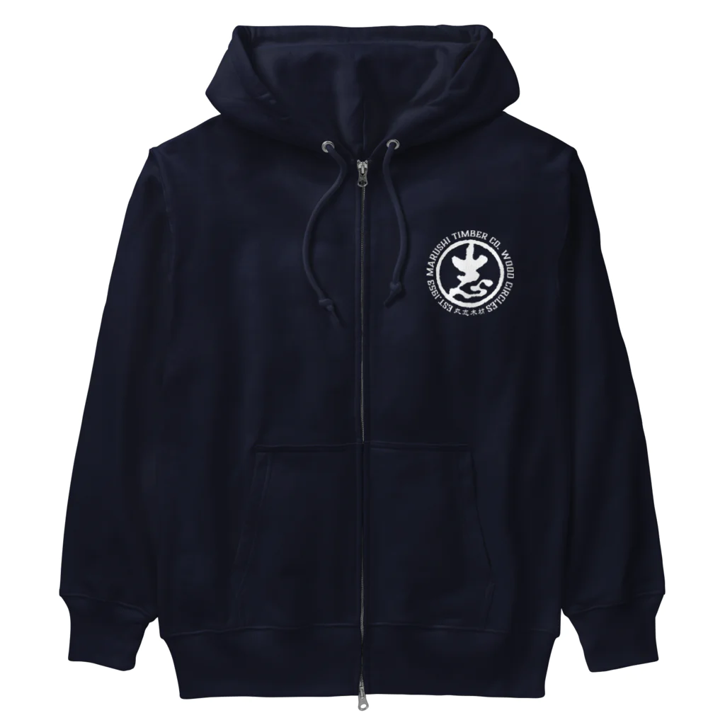 産地直送天竜材 丸志木材（株）の70th Anniv. Heavyweight Zip Hoodie