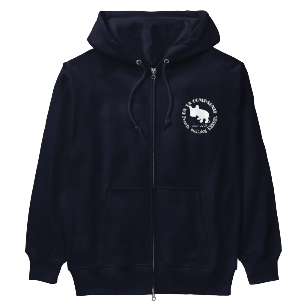 entacompagnie_kennelのアンタコンパニーケンネル ロゴマーク Heavyweight Zip Hoodie