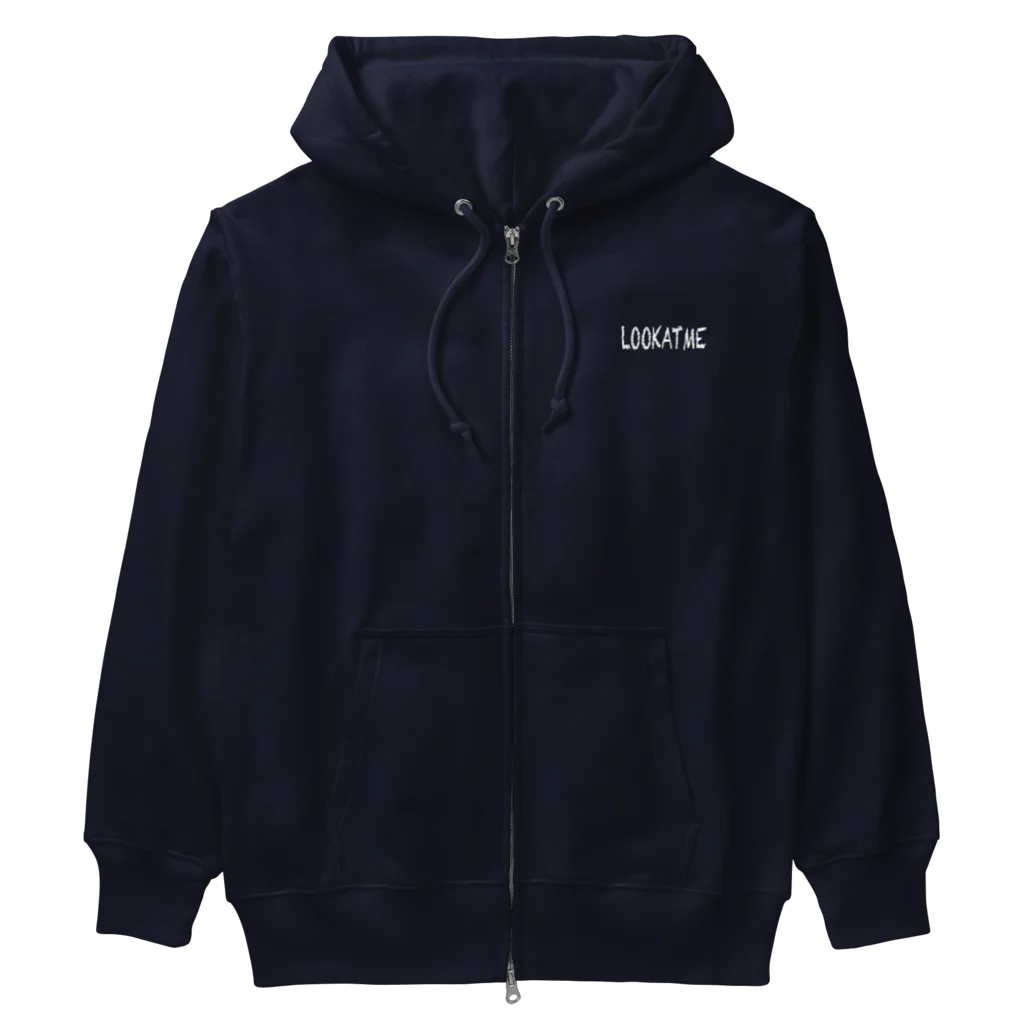 piiTwoの黒はこっちで Heavyweight Zip Hoodie