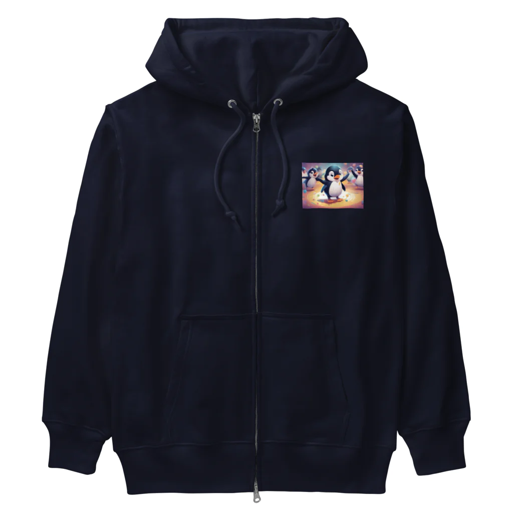 MistyStarkのペンギンダンス Heavyweight Zip Hoodie