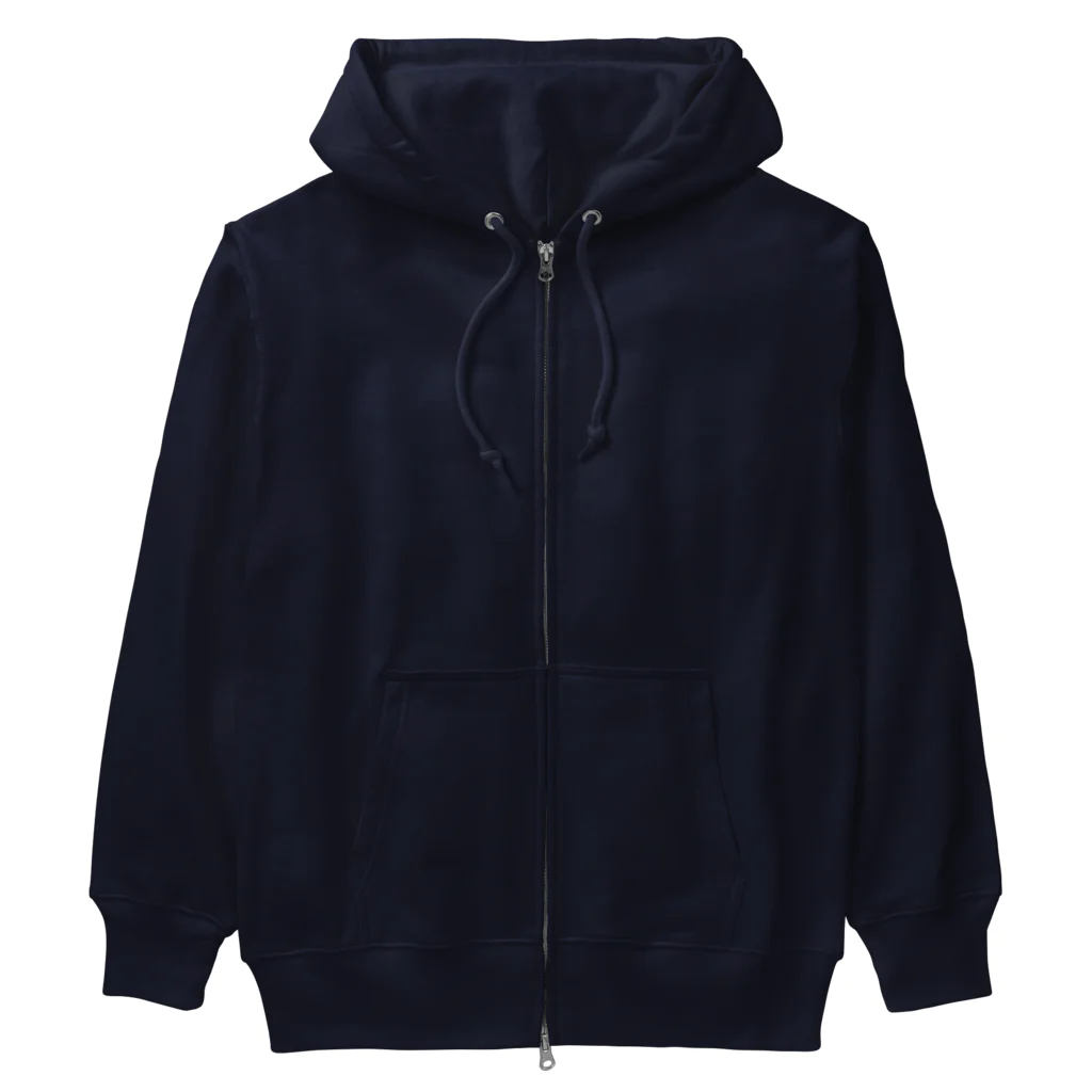 猫TENのカボチャの馬車を操縦する猫 Heavyweight Zip Hoodie