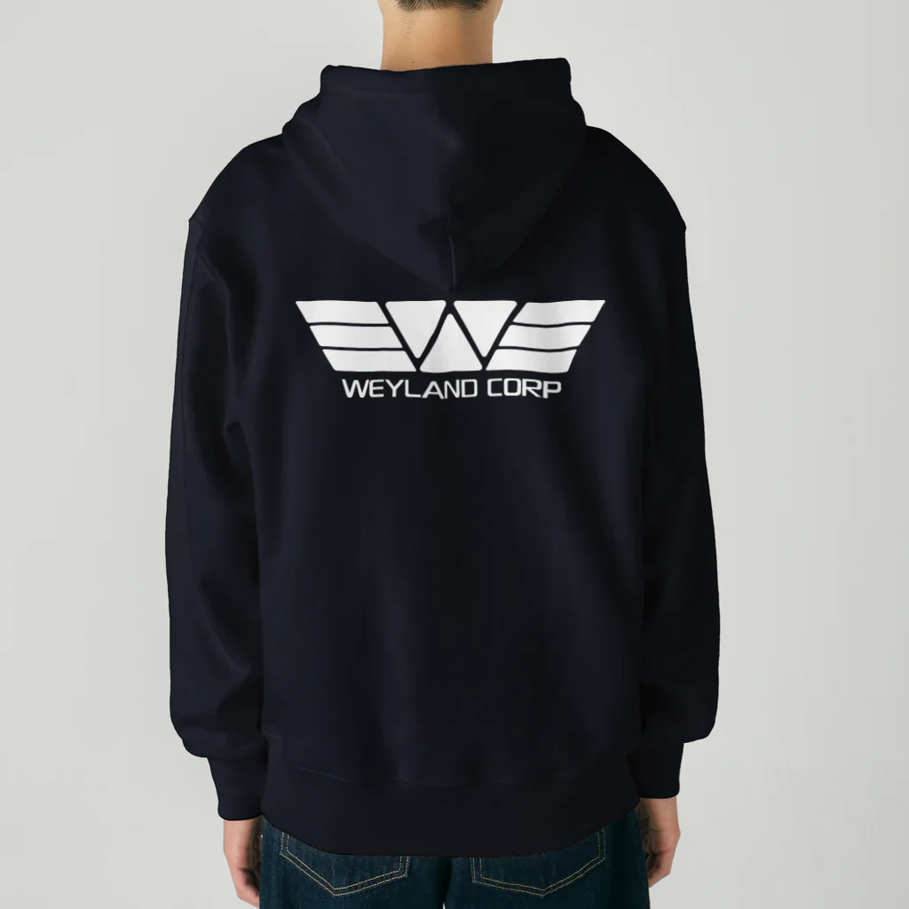 stereovisionの架空企業シリーズ『Weyland Corp』 Heavyweight Zip Hoodie