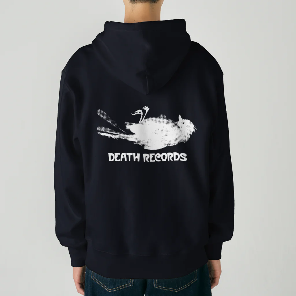 stereovisionのDEATH RECORDS Heavyweight Zip Hoodie