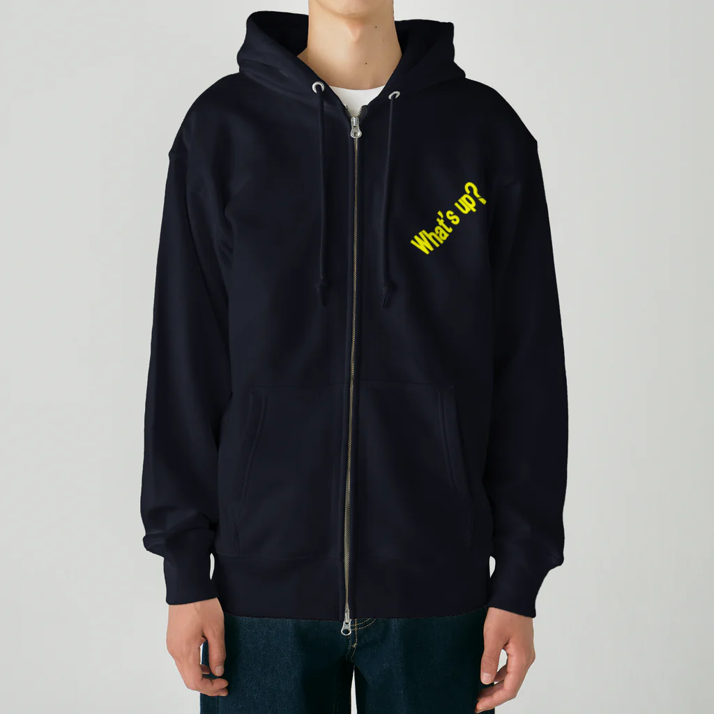 ainarukokoroのWhat's up? Heavyweight Zip Hoodie