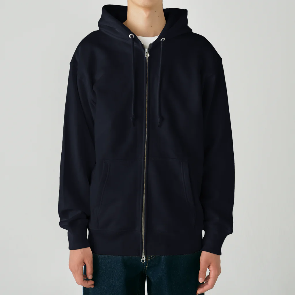 猫TENのカボチャの馬車を操縦する猫 Heavyweight Zip Hoodie