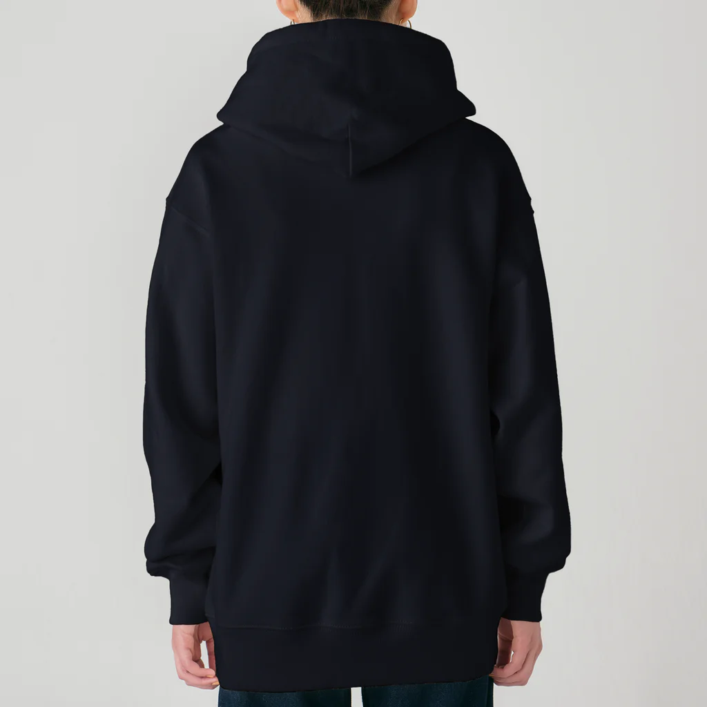 funaTのフォーリングオンザパック　白ver Heavyweight Zip Hoodie