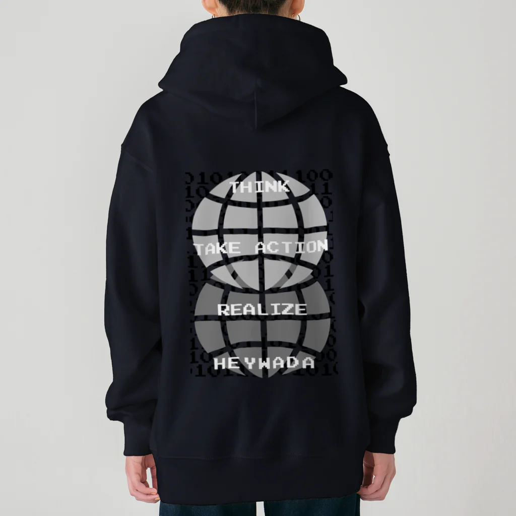 HEYWADA SHOPのHEYWADA SHIKO WO GENJITSUCA SASERUNDA Heavyweight Zip Hoodie