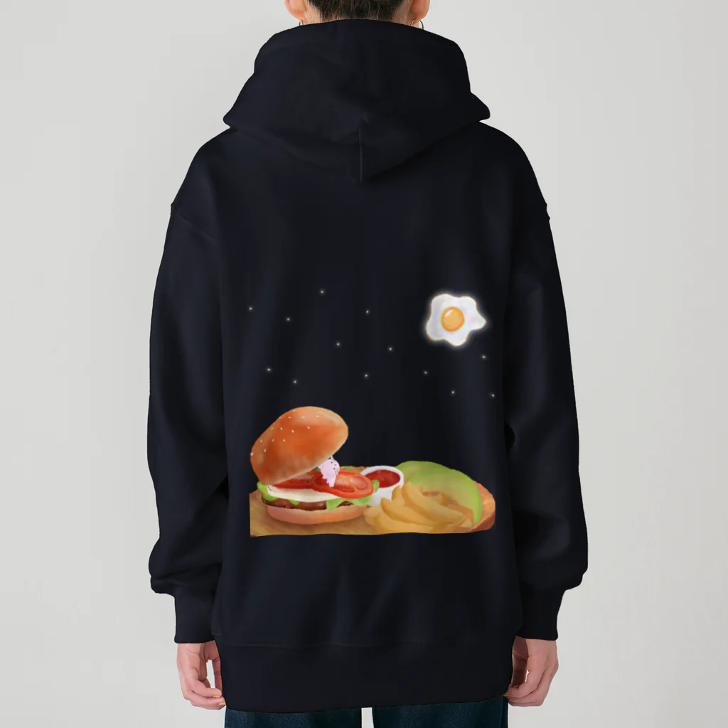 mifの月見バーガー🍔 Heavyweight Zip Hoodie