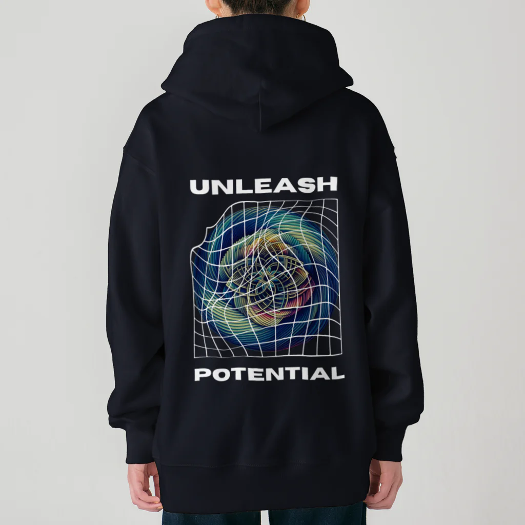 NeoNestの"Unleash Potential" Graphic Tee & Merch ヘビーウェイトジップパーカー