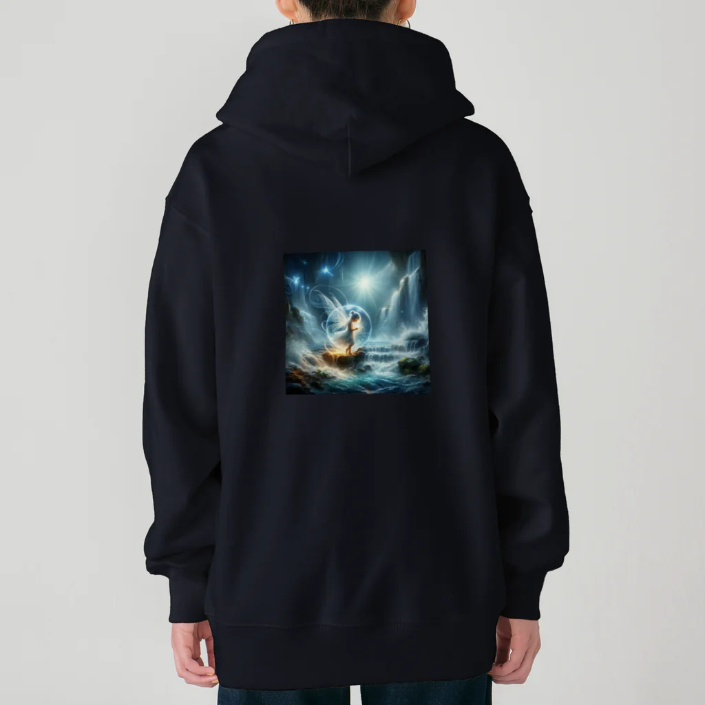 太陽の手の水の妖精 Heavyweight Zip Hoodie