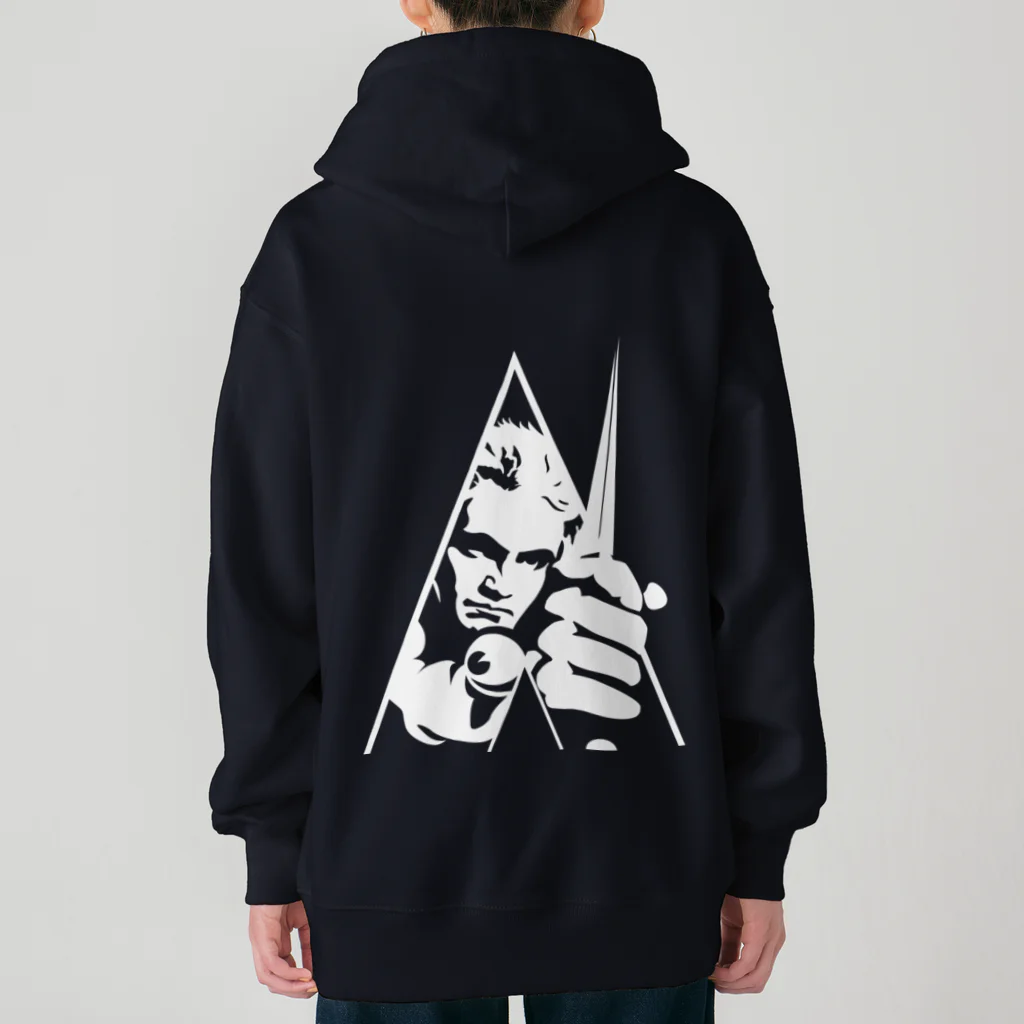 stereovisionの暴力的なベートーヴェン（名前なし） Heavyweight Zip Hoodie