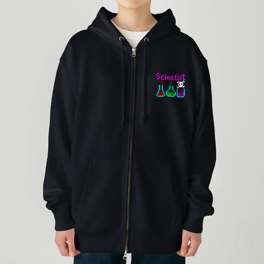 ナチュラルサトシのめへのScientist Heavyweight Zip Hoodie