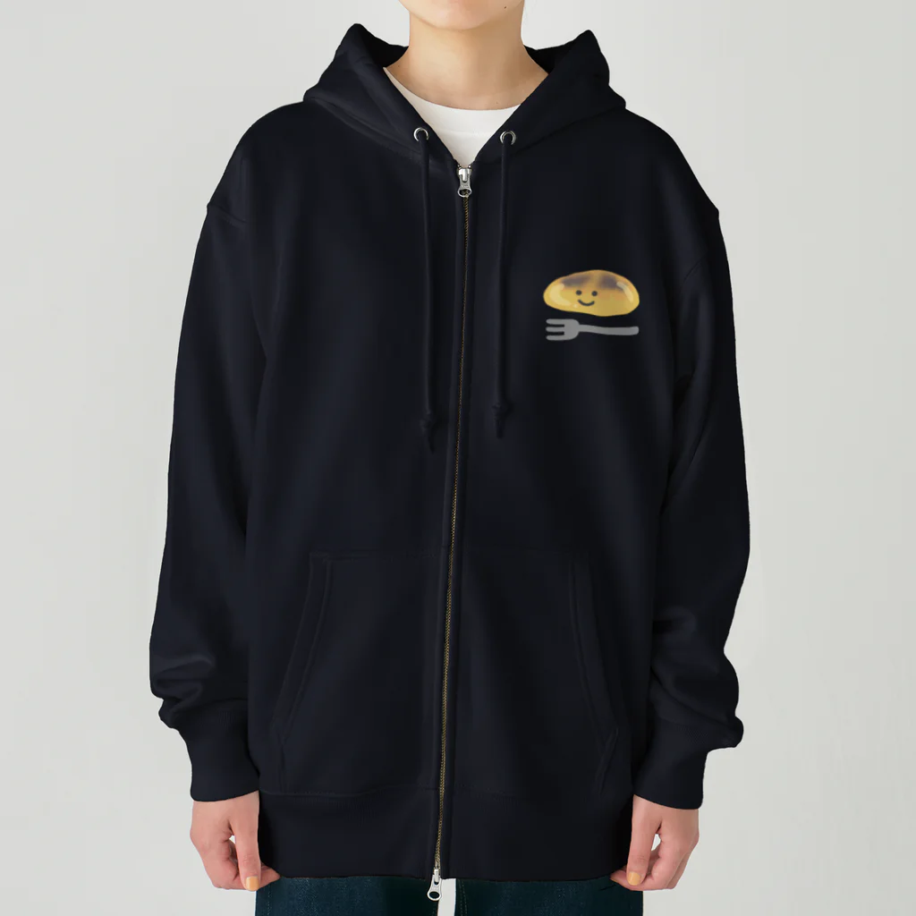 茶わん蒸しモイ子商店のスイートポテト Heavyweight Zip Hoodie