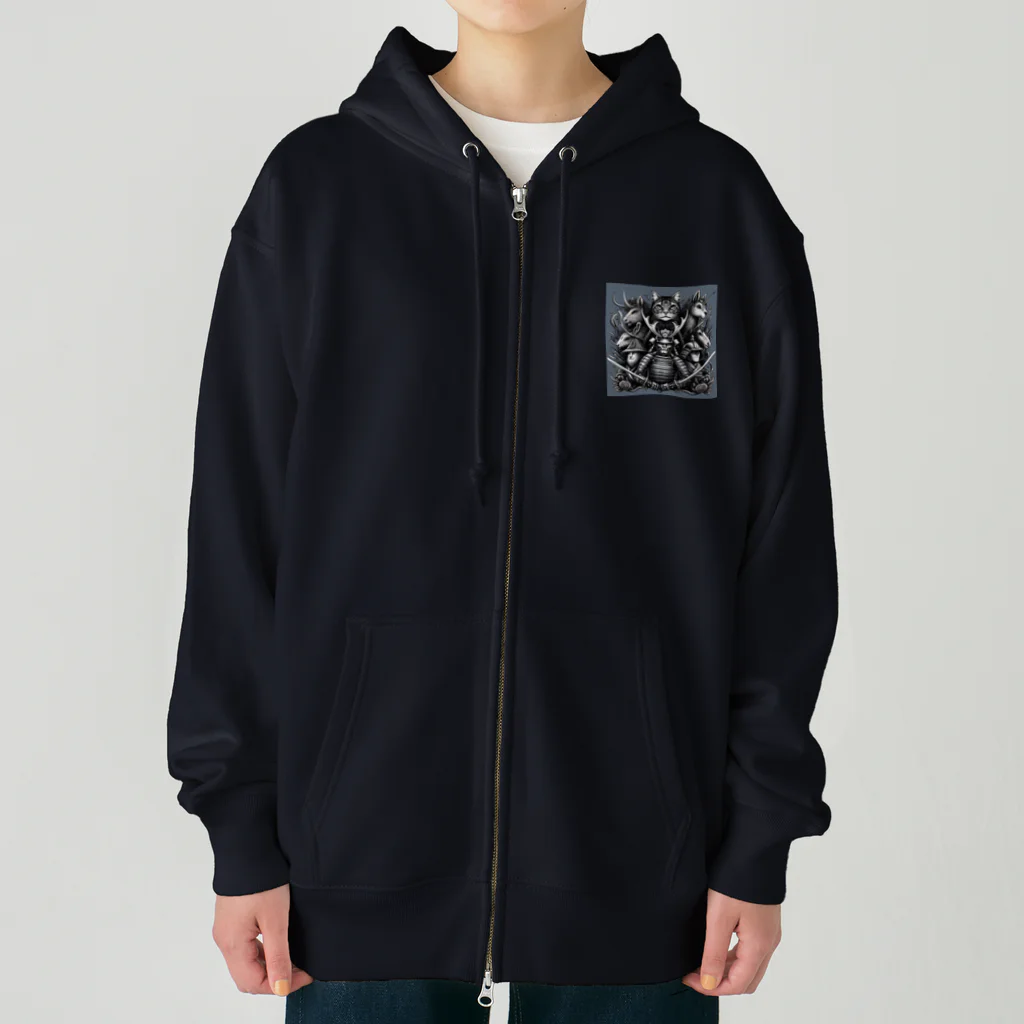 bycatの侍大将とshinobi達 Heavyweight Zip Hoodie