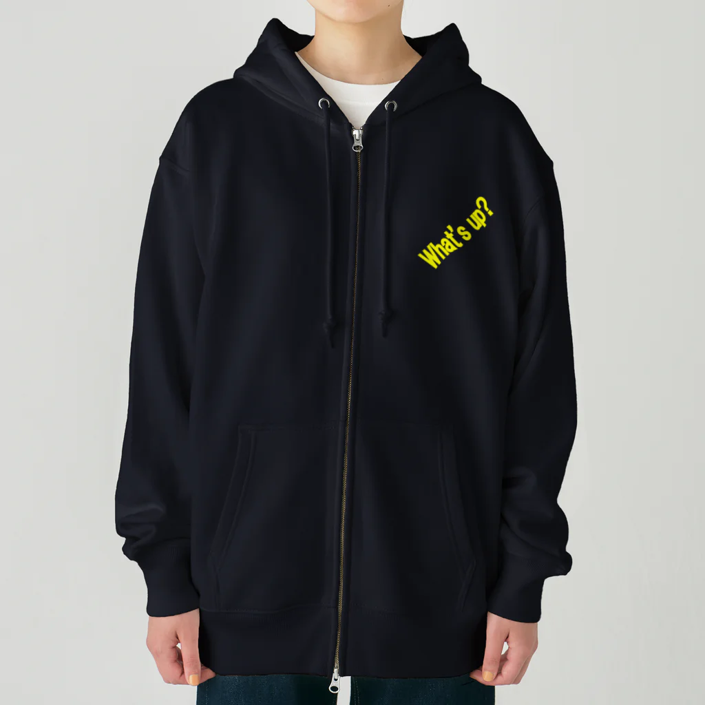 ainarukokoroのWhat's up? Heavyweight Zip Hoodie