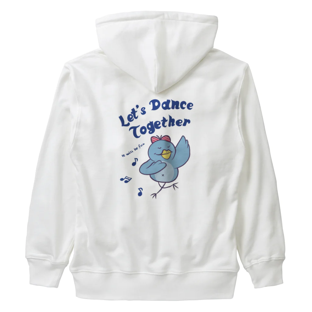  Millefy's shopのLet’s Dance Together ヘビーウェイトジップパーカー