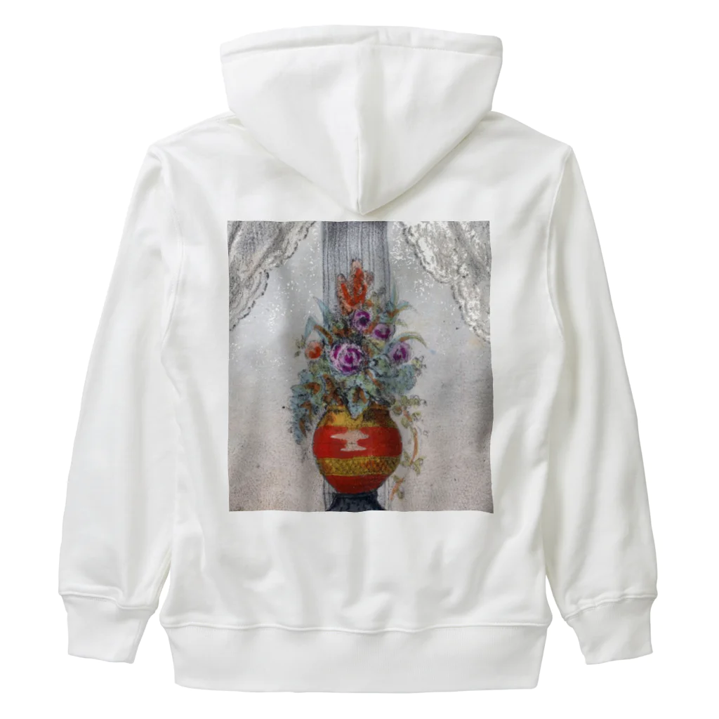 PALA's SHOP　cool、シュール、古風、和風、のflower arrangement　 Heavyweight Zip Hoodie