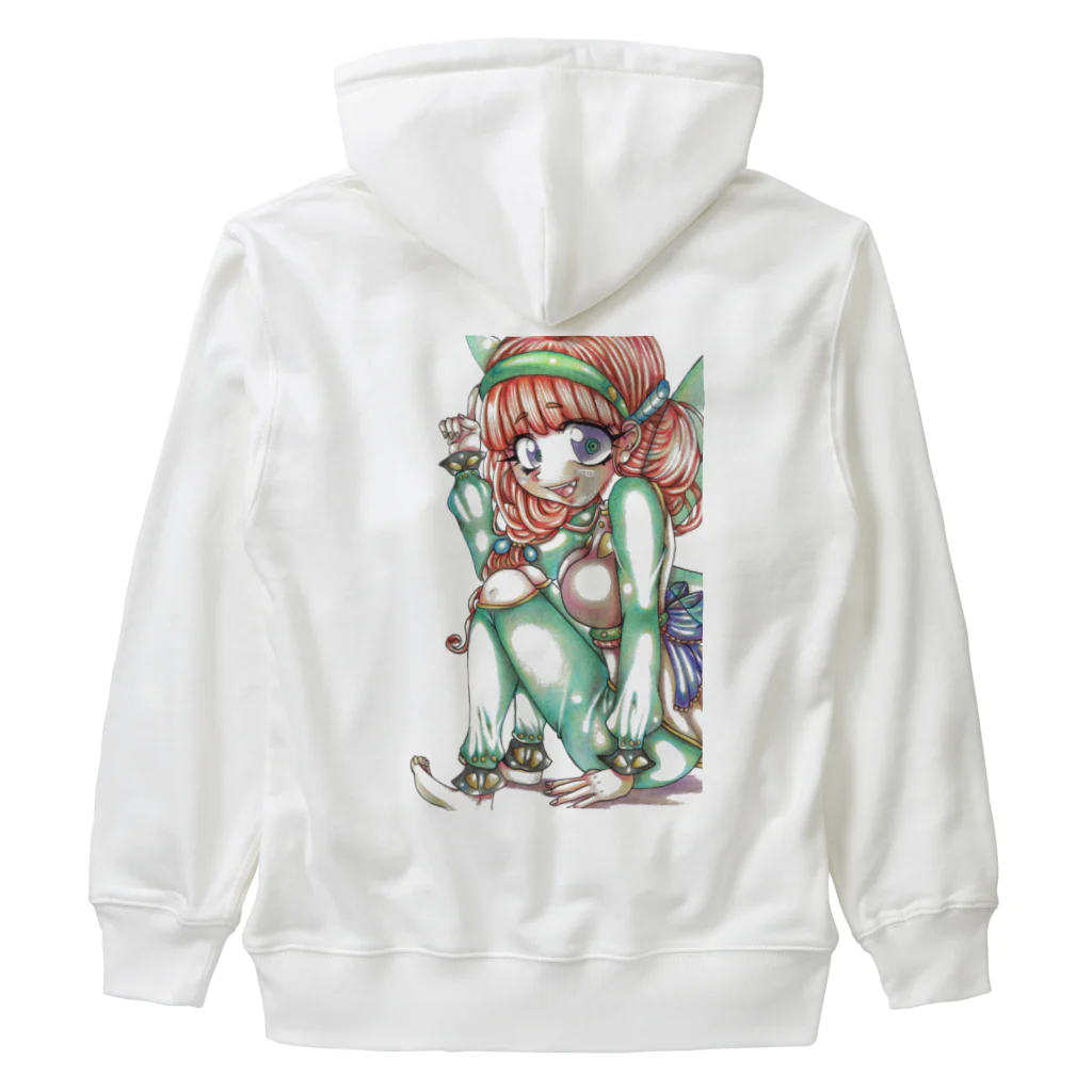 弐０Heartsの妖精の少女 Heavyweight Zip Hoodie