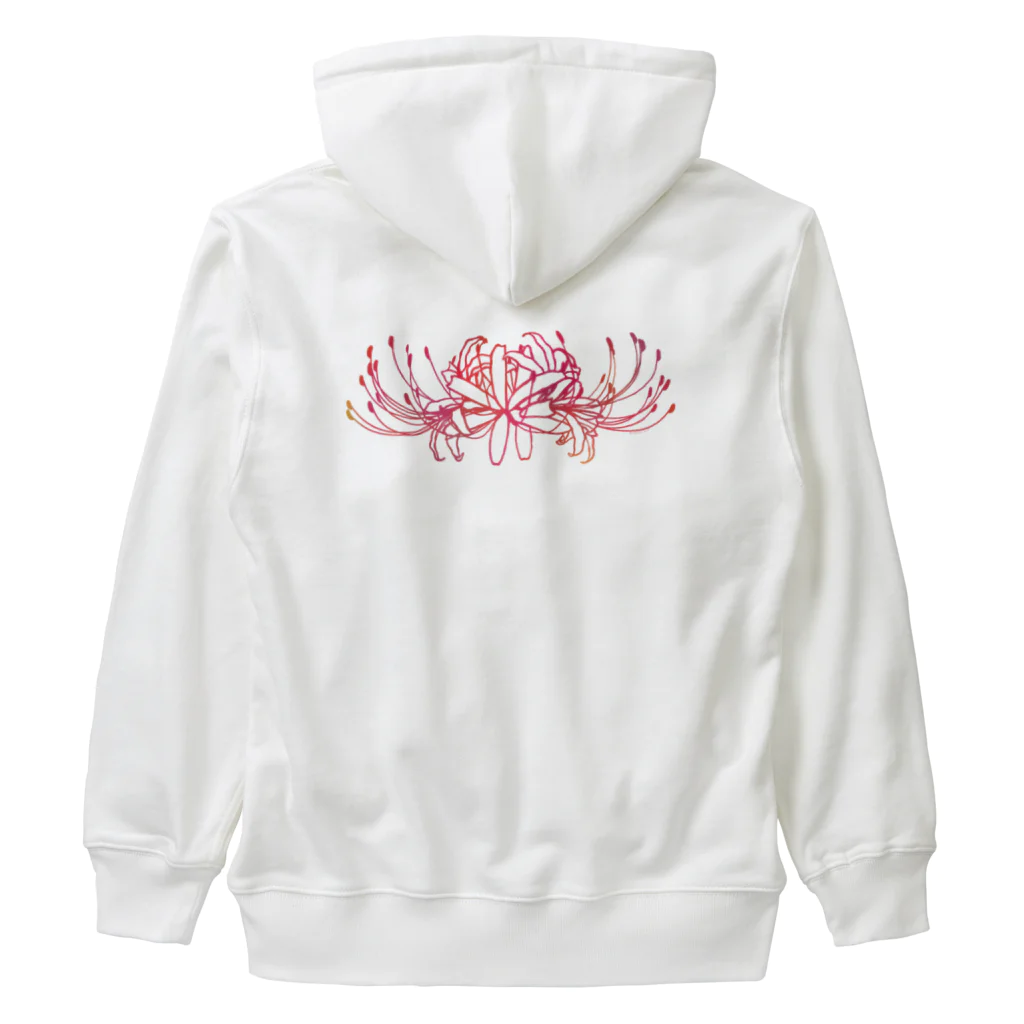 綾錦工房 りこりすの曼珠沙華 【黄昏】 Heavyweight Zip Hoodie