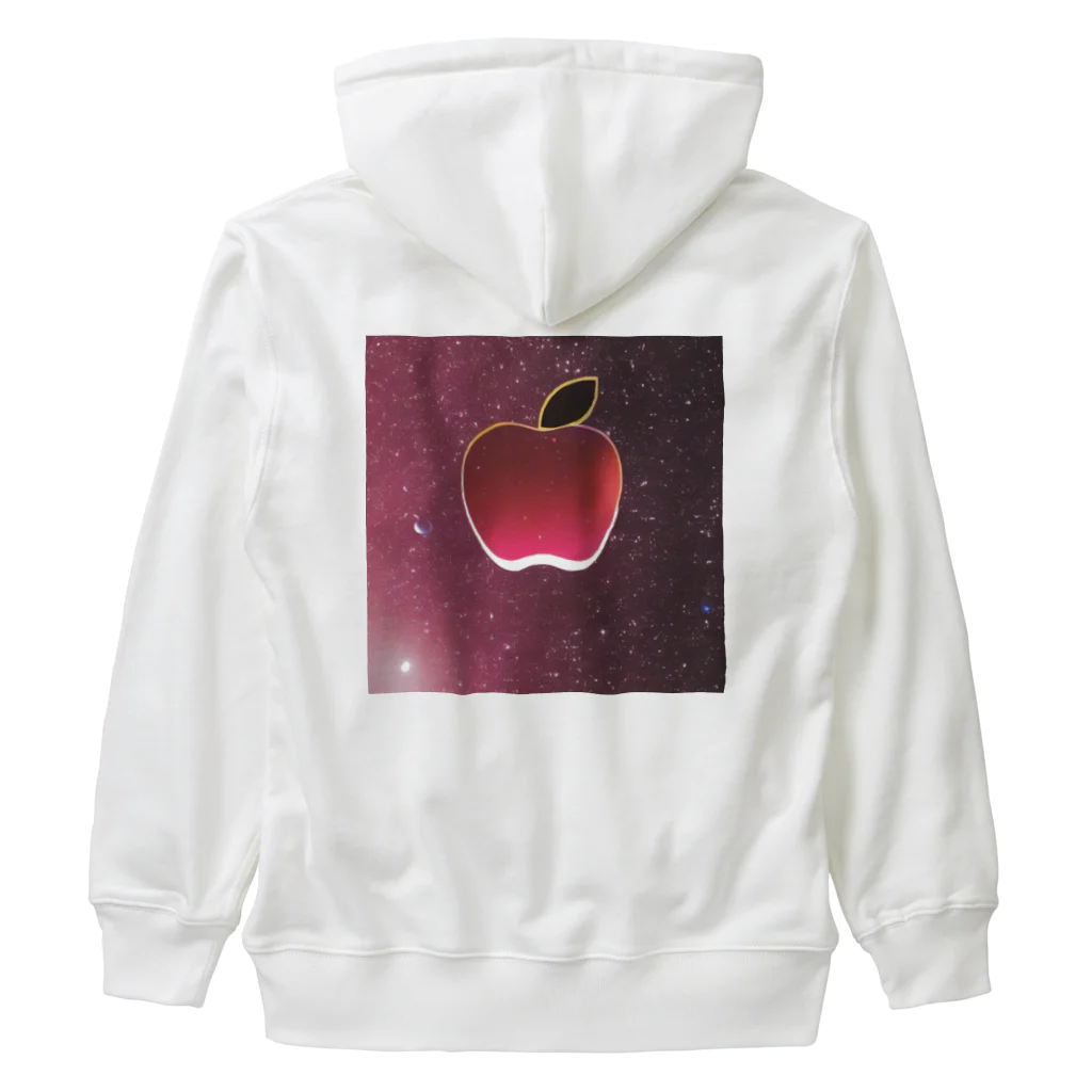 AI画家『Stable Diffusion』Shopのスペース・アップル🍎 Heavyweight Zip Hoodie