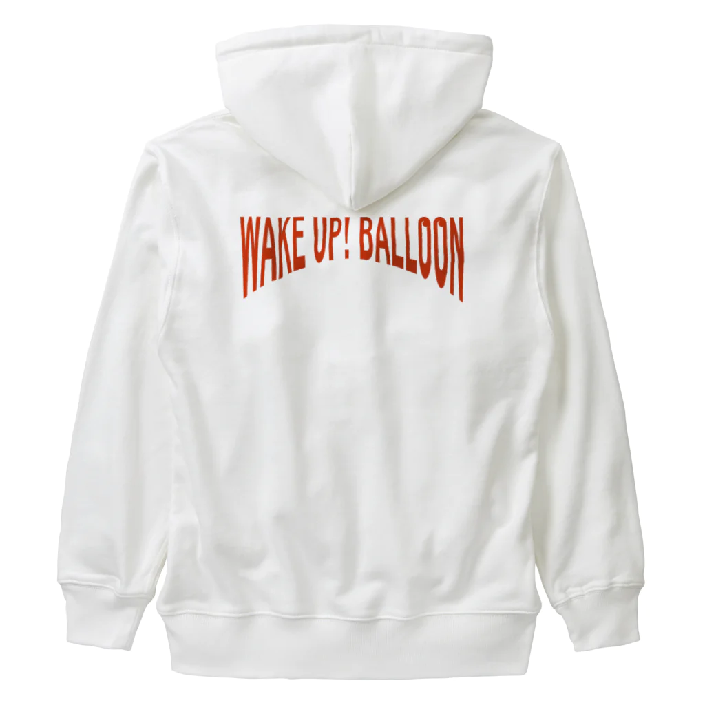 WakeUp!BalloonのRedBalloon Heavyweight Zip Hoodie