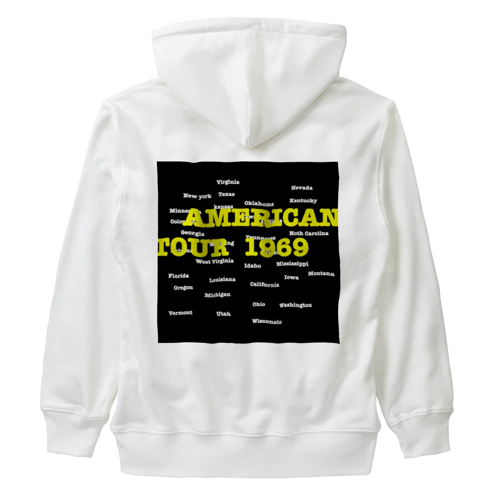 NEON_LINEのAMERICAN TOUR Heavyweight Zip Hoodie