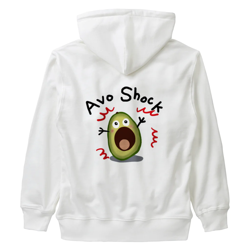 MZグラフィックスのAvo Shock! Heavyweight Zip Hoodie