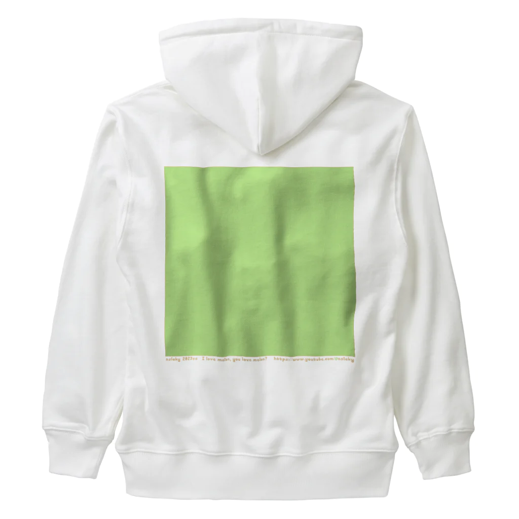 ［ n / k ］ONLINE_SHOPのI love melon, you love melon ?  (青肉) Heavyweight Zip Hoodie