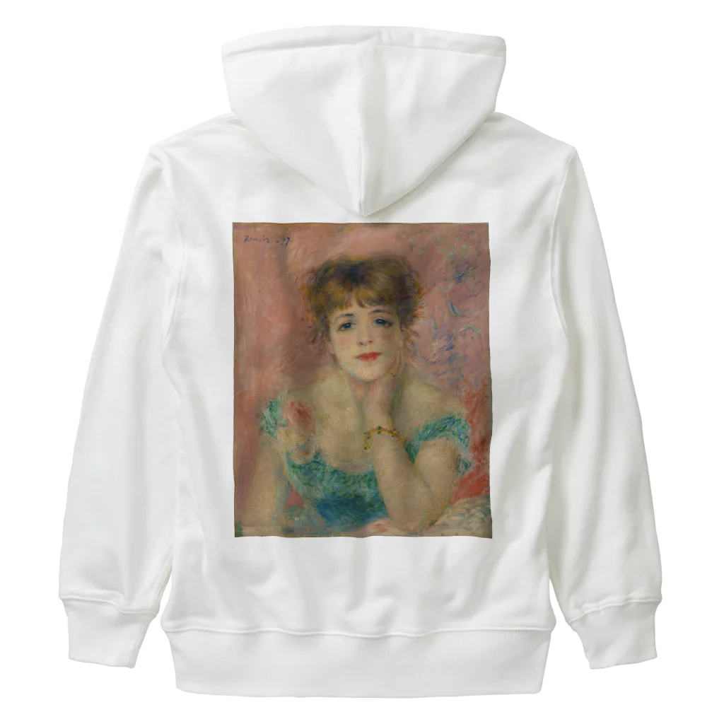 世界美術商店の女優ジャンヌ・サマリーの肖像 / Portrait of the Actress Jeanne Samary Heavyweight Zip Hoodie